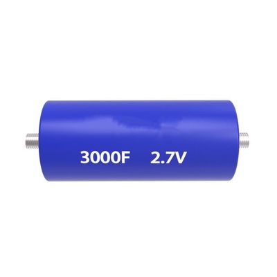 EV सोलर स्टोरेज सिस्टम के लिए OEM सुपरकैपेसिटर 2.7 V 3000f अल्ट्राकैपेसिटर