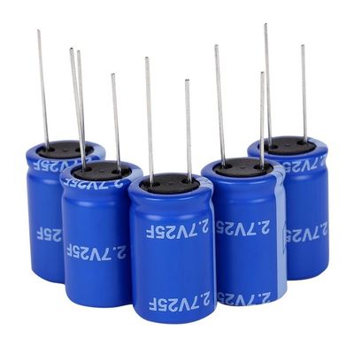 सामान्य प्रयोजन 2.7 V 25F सुपरकैपेसिटर 1000F नमूना उपलब्ध
