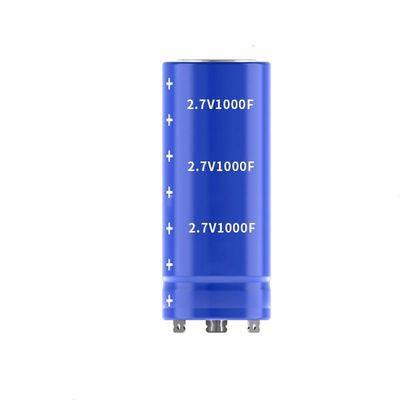2.7V 1000F स्क्रू टाइप सुपर कैपेसिटर फास्ट चार्जिंग हाई आउटपुट पावर