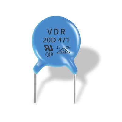 कम आवृत्ति सिग्नल लाइनों के लिए OEM MOV Varistor 20D471K डिस्क आकार