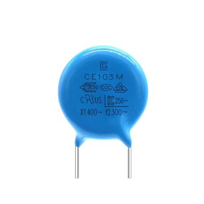 लौ Retardant सिरेमिक सुरक्षा संधारित्र 103M Y2 300V P10MM