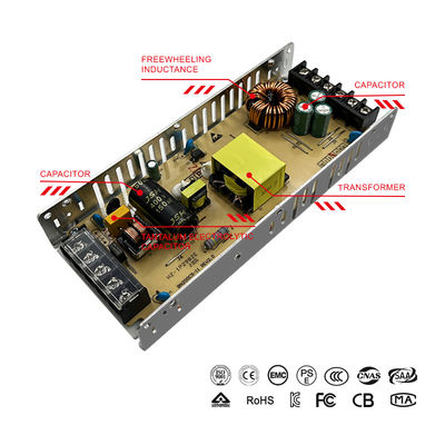 Bina SMPS स्विचिंग एलईडी पावर सप्लाई 5v 200w पूर्ण रंग निरंतर वोल्टेज एलईडी ड्राइवर 5v