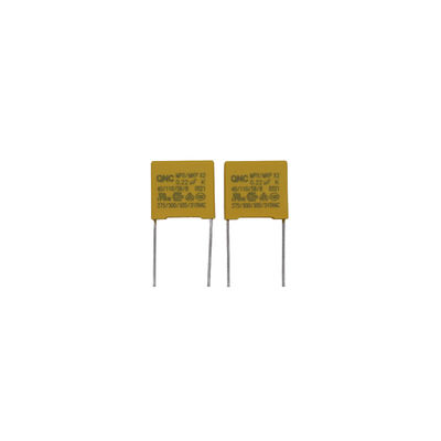 2.2UF 275VAC P22.5X2 सुरक्षा संधारित्र 50/60 हर्ट्ज विद्युत उपकरणों के लिए डाइलेक्ट्रिक शक्ति