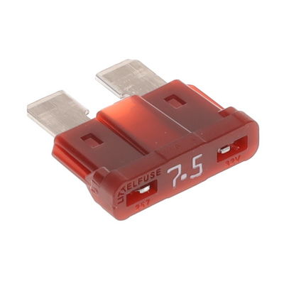 ऑटोमोटिव लिटिलफ्यूज 7.5A ऑटो ब्लेड फ्यूज ब्राउन 32V डीसी एमएफआर पार्ट नंबर 02870075.PXCN