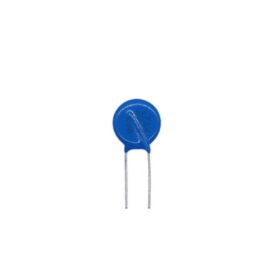 1pF-1000pF 0.5W-10W धातु ऑक्साइड वारिस्टर्स छेद के माध्यम से चलता है वोल्टेज ओवरजेज प्रोटेक्टर