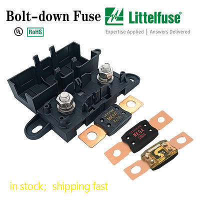 MEGA littelfuse 0298x125.ZXEH Electric Vehicle Fuses for Heavy Duty Applications Bolt-down Fuses – Rated 32V