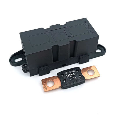 MEGA Fuse Holder Bolt-Down Series High- Current Fuse Holder High-Current Circuit Protection 02981036ZXT Bolt-Down, M6 Slots X 15MM Long