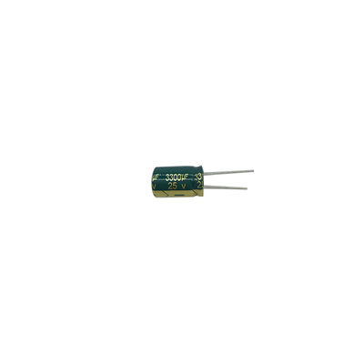 3300UF 25V औद्योगिक लघु एल्यूमीनियम इलेक्ट्रोलाइटिक कैपेसिटर