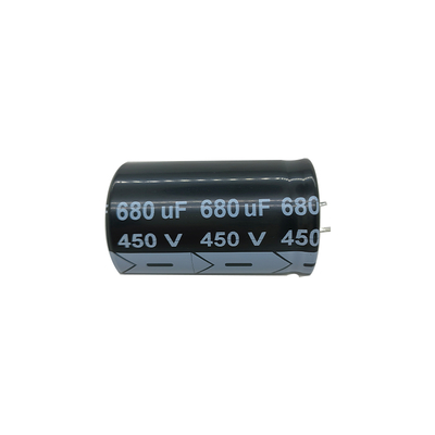 एल्यूमीनियम इलेक्ट्रोलाइटिक कैपेसिटर 680uF 450V उच्च आवृत्ति M5/M6 टर्मिनल
